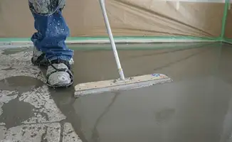 Uneven floor being professionally repaired in Chandler, AZ